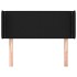 Cabecero de tela negro 93x16x78/88