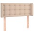 Cabecero de cuero sintético color capuchino 93x16x78/88