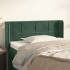 Cabecero de terciopelo verde oscuro 93x16x78/88