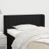 Cabecero de tela negro 83x16x78/88