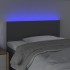 Cabecero con LED de tela gris oscuro 100x5x78/88