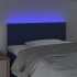 Cabecero con LED de tela azul 100x5x78/88
