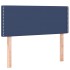 Cabecero con LED de tela azul 80x5x78/88
