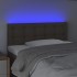 Cabecero con LED de tela gris taupe 80x5x78/88