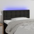 Cabecero con LED de tela negro 90x5x78/88