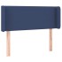 Cabecero con LED de tela azul 83x16x78/88