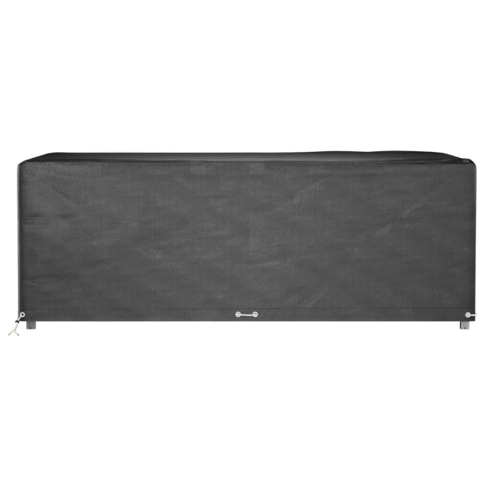 Fundas muebles jardín 2 uds 12 ojales rectangular 213x132x75