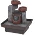 Fuente de interior con luz LED