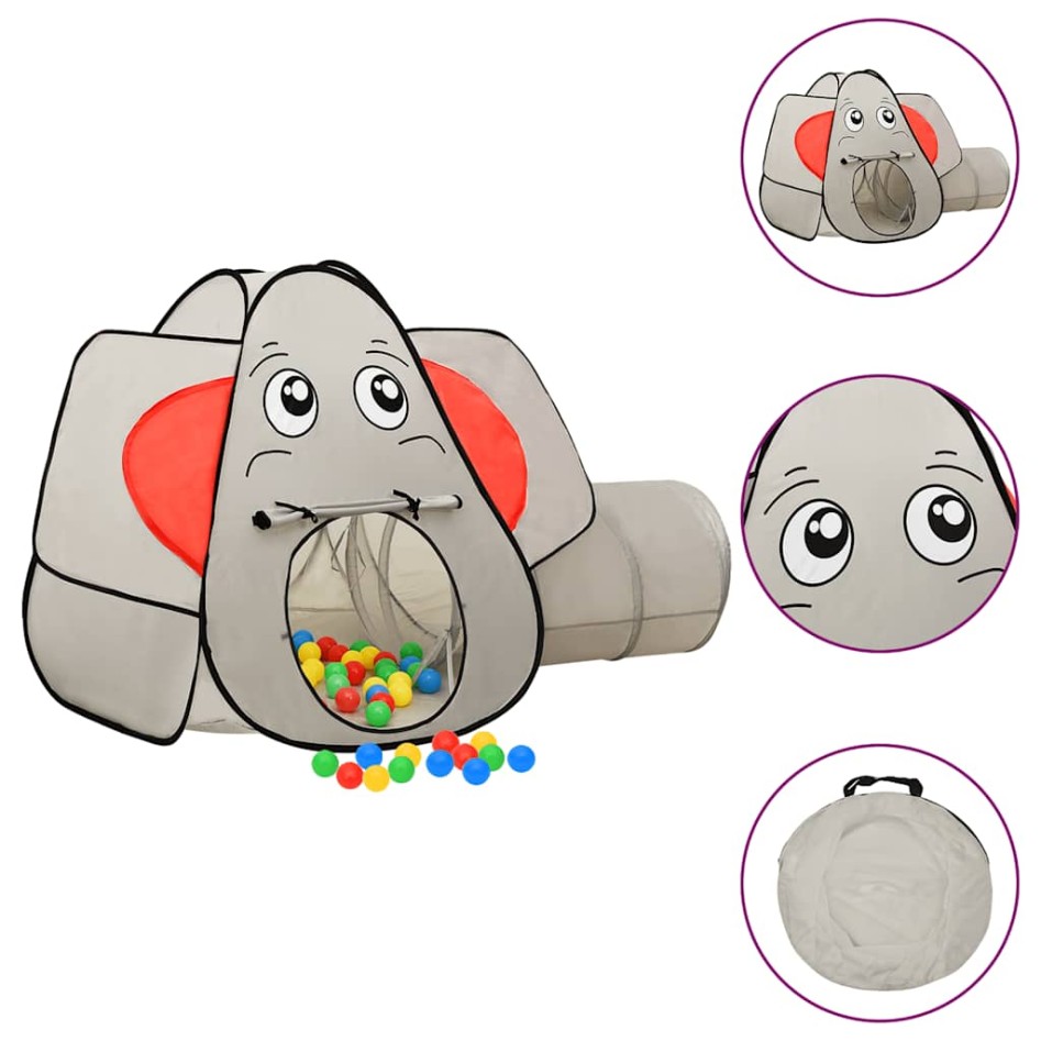 Tienda de juegos elefante gris 174x86x101