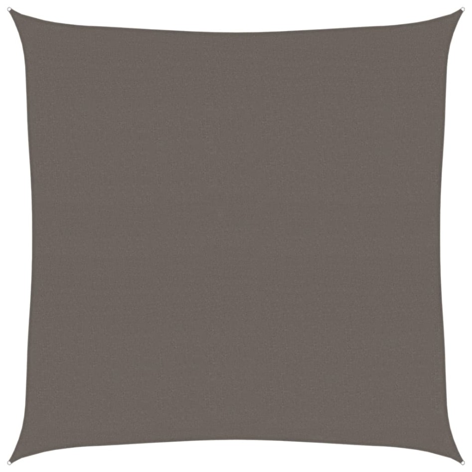 Toldo de vela gris antracita HDPE 160 g/m² 4x4