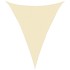 Toldo de vela HDPE crema 160 g/m² 5x6x6