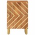 Mueble de baño madera maciza mango marrón y negro 38x33,5x58