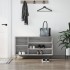 Mueble zapatero madera contrachapada gris Sonoma 102x36x60