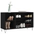 Mueble zapatero madera contrachapada negro 102x36x60