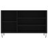Mueble zapatero madera contrachapada negro 102x36x60