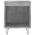 Mesita de noche madera de ingeniería gris hormigón 40x35x50