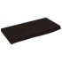 Encimera de baño madera tratada marrón oscuro 60x30x(2-4)