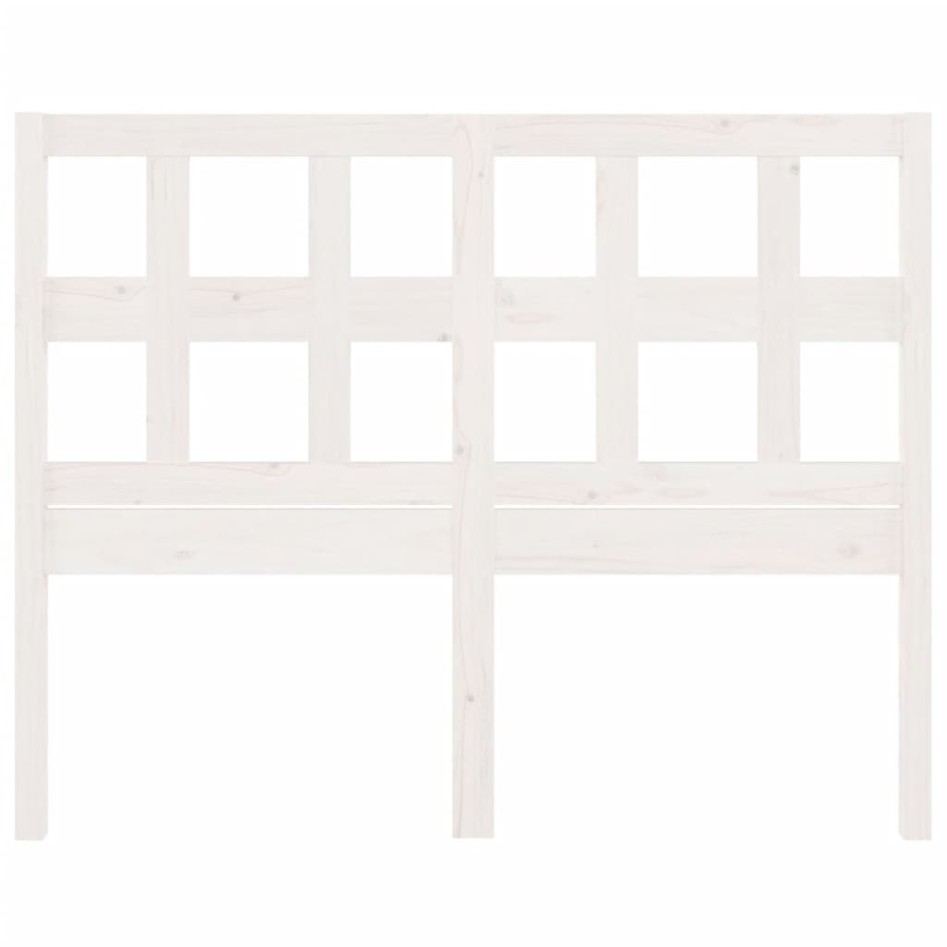 Cabecero de cama madera maciza de pino blanco 205,5x4x100