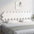 Cabecero de cama madera maciza de pino blanco 196x3x80,5
