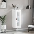 Armario de pared blanco 34,5x34x90