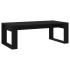 Mesa de centro madera de ingeniería negro 102x50x35