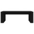 Mesa de centro madera de ingeniería negro 102x50x35