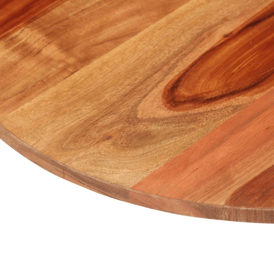 Tablero de mesa redonda madera maciza de acacia 15-16 mm 50