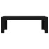 Mesa de centro madera de ingeniería negro 102x50x36