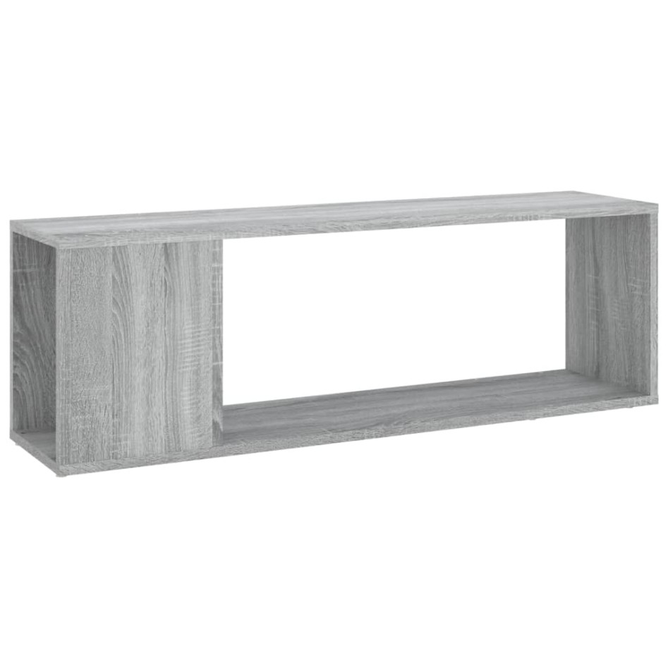 Mueble de TV madera contrachapada gris Sonoma 100x24x32