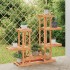 Soporte para flores madera maciza de abeto 95x25x96