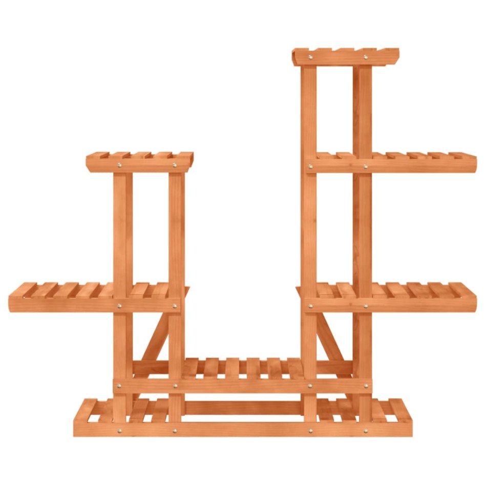 Soporte para flores madera maciza de abeto 95x25x96