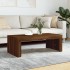 Mesa de centro madera de ingeniería roble marrón 102x50x36