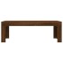 Mesa de centro madera de ingeniería roble marrón 102x50x36