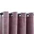 Cortinas opacas anillas 2 uds terciopelo rosa viejo 140x175