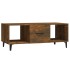 Mesa de centro madera contrachapada roble ahumado 102x50x40