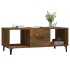 Mesa de centro madera contrachapada roble ahumado 102x50x40