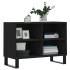 Mueble de TV madera de ingeniería negro 69,5x30x50