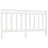 Cabecero de cama madera maciza de pino blanco 206x4x100