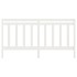 Cabecero de cama madera maciza de pino blanco 206x4x100