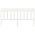 Cabecero de cama madera maciza de pino blanco 206x4x100