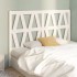 Cabecero de cama madera maciza de pino blanco 126x4x100