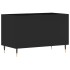 Mueble para discos madera contrachapada negro 74,5x38x48