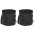 Cubos plegables 2 unidades negro PVC 30