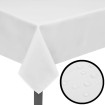 5 manteles blancos 190 x 130 cm
