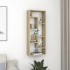 Estantería de pared contrachapada color roble 36x16x90