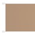 Toldo vertical tela oxford gris taupé 140x600