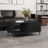 Mesa de centro madera contrachapada negro 90x50x40