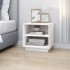 Mesita de noche de madera maciza de pino blanco 40x34x40
