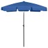 Sombrilla de playa azul 180x120