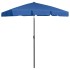 Sombrilla de playa azul 180x120